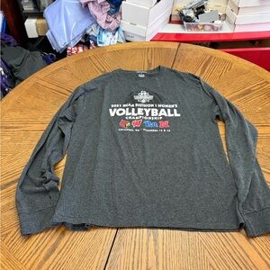 Champion Gray Heather Athletic Logo Tee